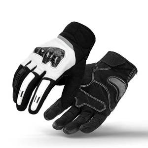 Guantes de Motocicleta de Cuero Personalizados para Hombre y Mujer, Servicio OEM con Diseño de Logotipo Personalizado, Equipo Deportivo Aplicable para Carreras de Motos - Product Image 6