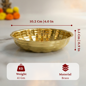 Modern Brass Incense <b>Burner</b> Compactly Shape Handmade Tabletop Decor Indoor Living Room Use - Product Image 2