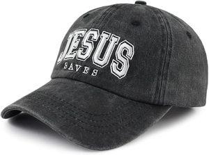 Gorra de Béisbol Unisex Focus de 6 Paneles, Algodón y Mezclilla, Ajustable con Hebilla Metálica, Deportiva, Transpirable e Impermeable, Bordado 3D - Product Image 4