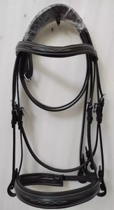Bridon anglais en cuir de luxe avec quincaillerie en acier inoxydable de Divine International India - Product Image 6