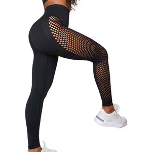 Mid Waist <b>Mesh</b> <b>Leggings</b> Women Ankle-Length Geometric Pattern Breathable 100% Cotton Anti-Bacterial Casual Summer Style Solid - Product Image 5