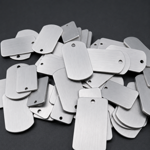High Quality New Custom Aluminum Alloy Surface Finished Parts - Brushed Parts Aluminum Nameplate - Product Image 4