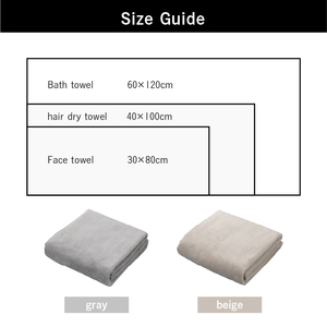 Serviette de Bain Premium Carari en Microfibre Tissée Couleur Unie 5.9x Absorption d'Eau Tissu Doux et Hypoallergénique Anti-Odeur Séchage Rapide - Product Image 6