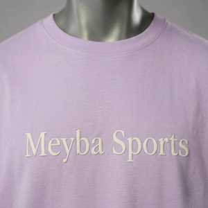 T-shirt Homme Violet Clair Oversize Personnalisable avec Logo Imprimé Coton Premium Col Rond Coupe Ample Décontracté Streetwear Doux et Respirant - Product Image 6