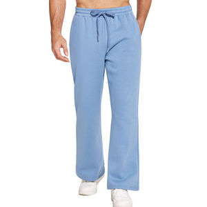 Pantalon de survêtement évasé de haute qualité pour homme – Ultra doux, respirant, respectueux de la peau, élégant, décontracté, foncé, écologique et léger - Product Image 1