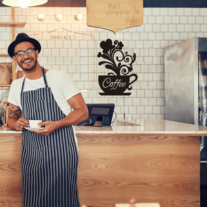 CIFbuy Targa in Latta Vintage Industriale in Acciaio Inossidabile, Decorazione Murale Classica per Casa, Caffetteria, Cucina - Servizio di Ritiro Disponibile - Product Image 6