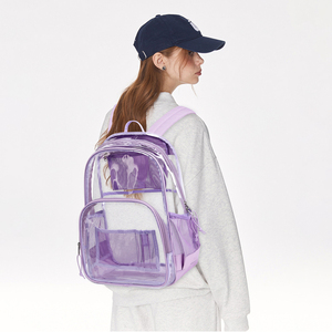 Sac à dos scolaire transparent unisexe étanche pour étudiants, idéal pour les voyages et le rangement, vente en gros, meilleure vente, marque personnalisée - Product Image 6