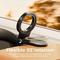 Support de téléphone universel pour voiture rotatif à 360 degrés, support de téléphone multifonctionnel pour tableau de bord avec clip pour tous les smartphones