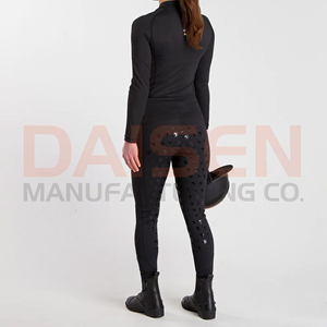 Women Riding Tights Silicone Grip High Waist Breeches Stretch Fabric Comfortable Horse Riding Sportswear Fit - Product Image 4
