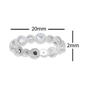 Anillo de compromiso de lujo vintage de plata de ley 925 con cristal natural, cuarzo, diamante y perla, joyería fina para mujer. - Product Image 5