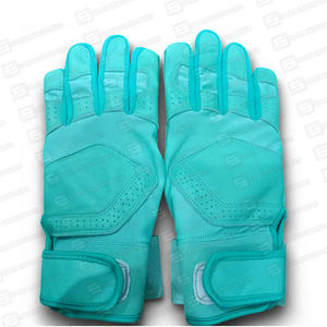 Gants de baseball et softball personnalisés en cuir pleine main pour lanceur et frappeur, respirants, antidérapants, nouveau design, manchette longue pour adulte, vente en gros - Product Image 3