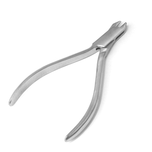 Alicates Dentales Profesionales de Tres Puntas para Ortodoncia, Herramientas de Acero Inoxidable, Manuales, Plateados, con Certificación CE - Product Image 1