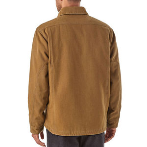Men's Color Block Safari Jacket Oversized Canvas Utility <b>Coat</b> With Pockets Autumn Outdoor Wear - Product Image 2