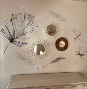 TienPhong Handicrafts Made in Vietnam Handmade <b>Wall</b> <b>Art</b> Decor Hanging Tassel <b>Mirror</b> With Macrame - Product Image 5