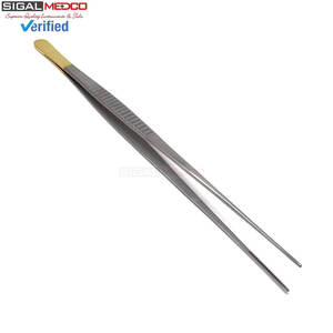 คีมหนีบเนื้อเยื่อแบบไม่ทำลายเนื้อเยื่อ DeBakey คุณภาพพรีเมียม ผลิตจากเหล็กกล้าไร้สนิม ขนาด 12 นิ้ว เครื่องมือผ่าตัดสำหรับหลอดเลือดและศัลยกรรมทั่วไป - Product Image 1