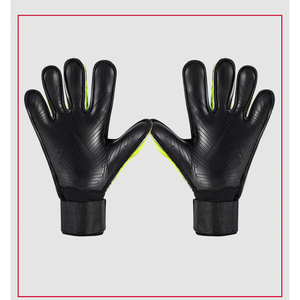 Guantes de Portero de Fútbol de Látex Completo, con Protección Extraíble para los Dedos, Transpirables, Profesionales, con Palma de Emulsión y Cierre de Gancho y Bucle - Product Image 3