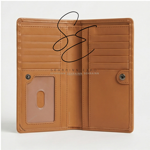Durable Hair-On-Hide Leather Long Wallet for Women Vintage Cowgirl Genuine Leather Wallets with Snap Button Closure - Product Image 4