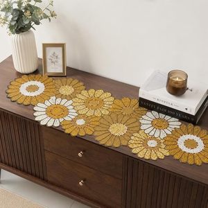 Camino de Mesa con Cuentas y Bordado Floral de Bajo Costo para Centro de Mesa, Decoración del Hogar y Decoración de Fiestas - Product Image 2