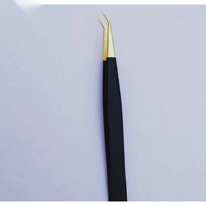 Pinzas de Precisión para Pestañas Ryzer Studio, de Acero Inoxidable, Punta Suave, 10 mm de Longitud, para Aplicación de Extensiones de Pestañas (Modelo - Product Image 6