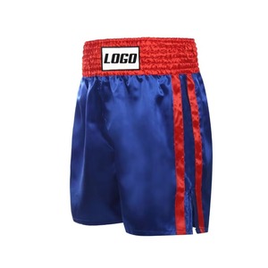 Professional Breathable Lightweight Durable Boxing Shorts Trunk Shorts 3D Embroidery Customized Logo Unisex for Martial <b>Arts</b> - Product Image 5