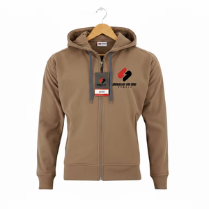 Sweat-shirt de sport pour homme de qualité supérieure, fermeture éclair intégrale, design personnalisé, coton respirant, décontracté, fitness, fournisseur en gros OEM, en vrac - Product Image 1