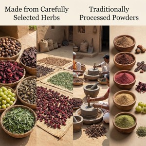 Polvo 100% natural de Amla, Hibisco, Shikakai, Sidr, Bhringraj y Reetha para el crecimiento del cabello y mascarilla capilar, 100g cada uno (Paquete combinado de 6) - Product Image 4