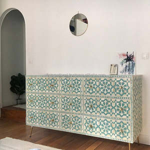 New Look Bone Inlay Side Table Drawer <b>for</b> Best Quality with Customize Size and 7 Drawer Table <b>Furniture</b> Cheap Price - Product Image 3