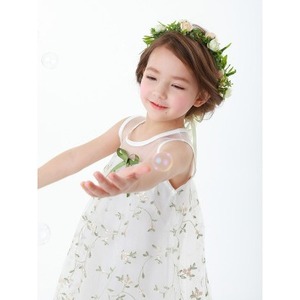 Vestido de Verano Estilo Coreano OZKIZ para Niñas, Estampado Floral, Tirantes Finos, Corte en A, Gasa, para 2-7 Años, Moda Infantil al por Mayor - Product Image 1
