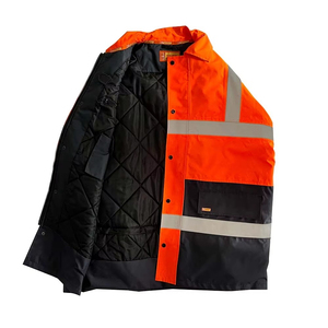 Chaqueta de Seguridad Reflectante Impermeable de Tejido Softshell, Ropa de Trabajo de Alta Visibilidad - Product Image 3