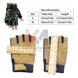 Guantes Tácticos Unisex para Paintball, Protección para los Dedos, Absorción de Impactos, Protección para los Nudillos, Malla Transpirable en la Parte Posterior, Palma Antideslizante, Dedos Completos - Product Image 5