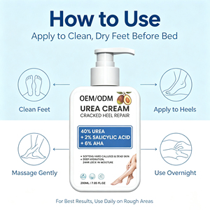 Crema para Talones con <span class=keywords><strong>Urea</strong></span> al 40%, Marca Privada OEM, Ácido <span class=keywords><strong>de</strong></span> Frutas AHA BHA, Manteca <span class=keywords><strong>de</strong></span> Karité, Hidratación Profunda, Cuidado <span class=keywords><strong>de</strong></span> Pies Secos, Suaviza <span class=keywords><strong>la</strong></span> <span class=keywords><strong>Piel</strong></span> Áspera, 100g - Product Image 5