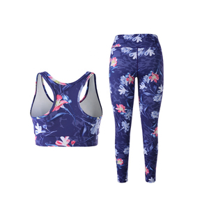 New Arrival Premium Quality Women's Yoga Set 2-Piece Breathable for <b>Flared</b> <b>Legging</b> Sleeveless Bra Design Your Own - Product Image 4