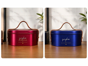 Caja de Metal de Lujo con Asa para Perfume, Envase Cosmético, Contenedor de Regalo Personalizado - Product Image 2