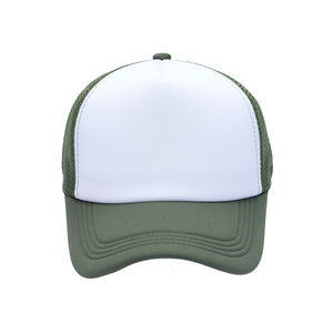 Custom Trucker <b>Hat</b> Sports Cap Sponge 5-Panel Mesh Foam Cap Custom Logo Embroidery Print Performance PolyesterCotton - Product Image 1