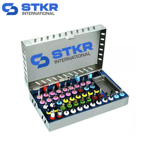 Kit Universal de Implantes Dentales de Acero Inoxidable, 50 Piezas, Expansor de Hueso, Brocas Cónicas de Compresión - Product Image 3