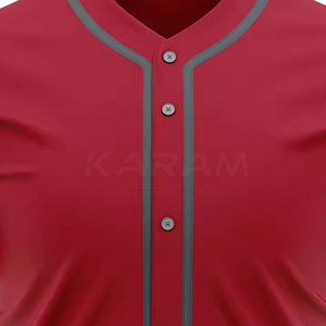 Customized Logo Breathable Short Sleeve Lightweight Durable Material <b>Baseball</b> Jersey Premium Quality Unisex Adults OEM Service - Product Image 5