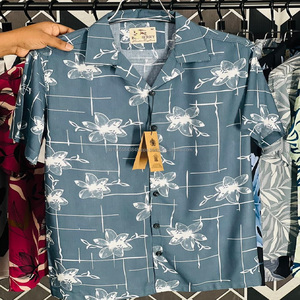 Chemises en flanelle de marque populaire 2026 Chemises hawaïennes à fleurs pour hommes 2 poches Taille XL Modèle en polyester 01 - Product Image 3