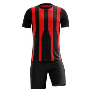 Conjunto de Camiseta y Pantalones Cortos de Fútbol para Hombre, Color Gris y Negro, Manga Larga, Estampado de Puntos, Sublimado, Transpirable, Ajuste Atlético - Product Image 4