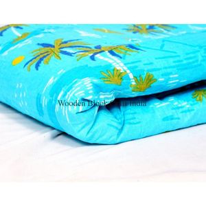 Tela 100% Algodón con Estampado de Bloques, Ecológica, Transpirable, de Secado Rápido y Ligera, Tejido Cruzado de Rajastán para Prendas de Mujer y Niña - Product Image 2