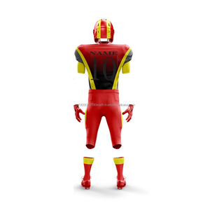 Uniformes de Fútbol Americano para Adultos al por Mayor, Colores y Logotipos Personalizados, Alta Calidad, Secado Rápido, 100% Poliéster, Impresión por Sublimación - Product Image 5