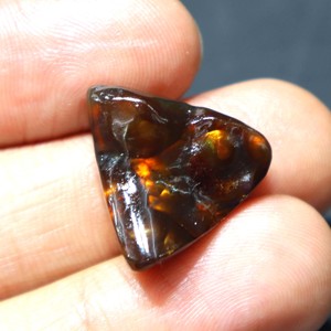 Genuine Fire Agate Loose Stone Natural Unique Fire Agate Gemstone Handmade Healing Crystal Polished Fire Agate Jewelry Making - Product Image 2