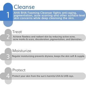 The Derma Co - Limpiador Facial Diario Espumoso con 3% de AHA+BHA - 100 ml |   Controla el Acné |   Exfolia suavemente - Product Image 3
