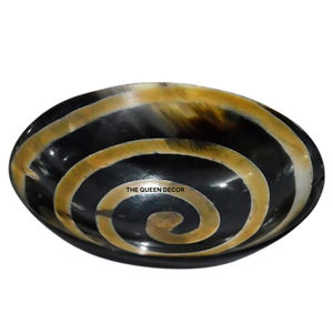 Exclusivo Tazón para Servir Ensaladas de Calidad para Accesorios de Mesa de Comedor, Forma Irregular, Chapado en Oro - Product Image 5