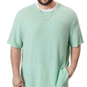 Ensemble de vêtements de sport décontractés 2 pièces pour hommes, t-shirt à manches courtes en coton respirant pour les activités de plein air, nouvelle mode d'été - Product Image 2