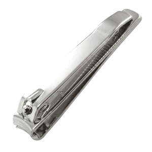 Coupe-ongles en acier inoxydable à mâchoires plates 12,5 mm, lame courbée, pointe arrondie, durable, style simple, outil pour ongles d'adultes - Product Image 2