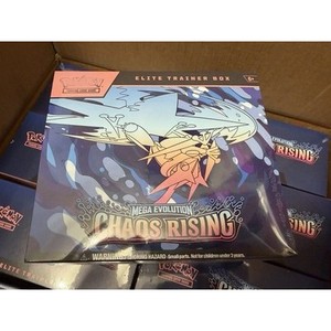 Nuevo Juego de Cartas Coleccionables Pokémon Chaos Rising ETB, Caja Sellada de Fábrica para Entrenadores Élite - Product Image 3