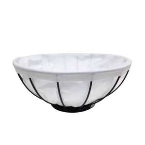 Nueva Cesta de Almacenamiento Decorativa de Alambre de Hierro en Forma Redonda con Acabado Negro para Mesa y Cocina, Cesta para Guardar Frutas - Product Image 1