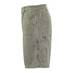 Shorts en jean décontractés pour hommes, taille mi-haute, en coton, style streetwear, pour l'été, usage quotidien, tenue de sport, personnalisable OEM - Product Image 5