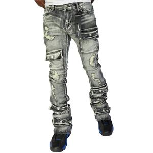 RIVIAN ATLANTIC demanda personalizada Denim liso teñido y antiarrugas, pantalón de hombre, liso teñido y estilo doble bolsillo y ODM/OEM - Product Image 1