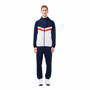 Conjunto Deportivo Cortavientos Personalizado de Alta Calidad para Hombre, Resistente al Viento y a la Lluvia, Forro Polar 100% Algodón, Chaqueta y Pantalones para Correr - Product Image 4